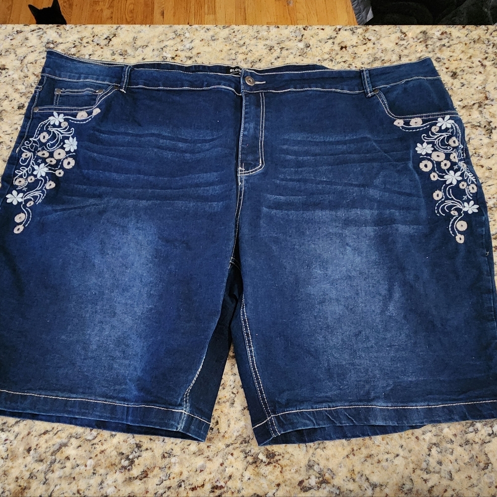 Bloomchic Plus Denim Shorts